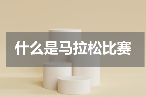 什么是马拉松比赛