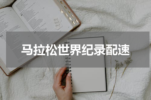 马拉松世界纪录配速