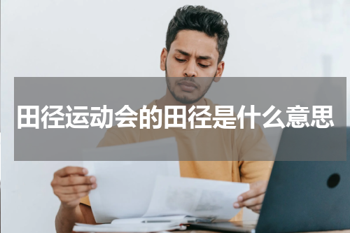 田径运动会的田径是什么意思