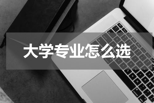 大学专业怎么选