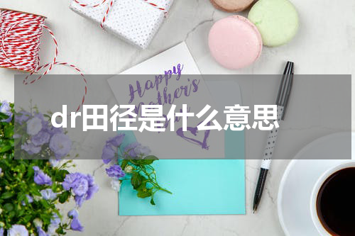 dr田径是什么意思