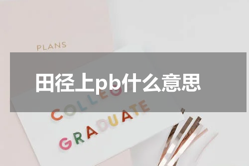 田径上pb什么意思