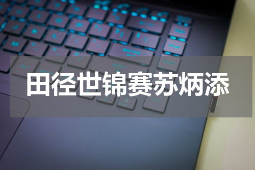 田径世锦赛苏炳添