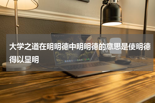 大学之道在明明德中明明德的意思是使明德得以显明