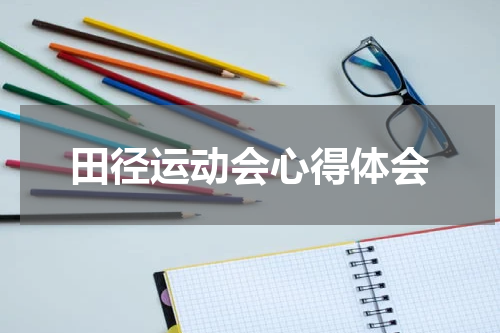 田径运动会心得体会
