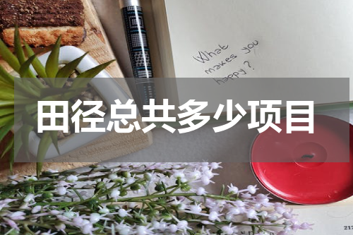田径总共多少项目