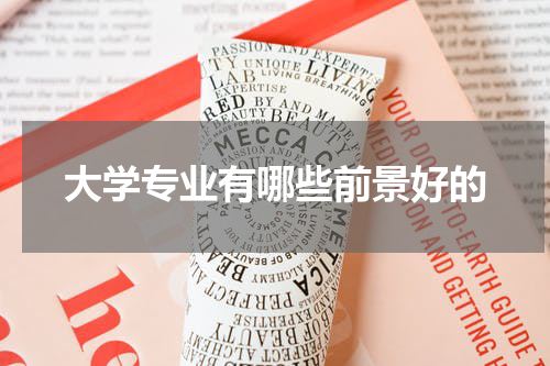 大学专业有哪些前景好的