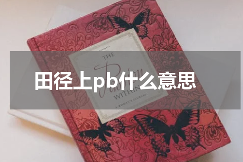 田径上pb什么意思