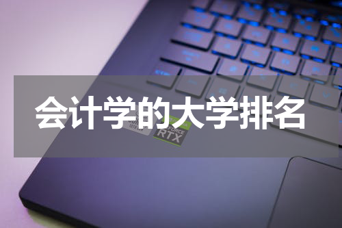 会计学的大学排名