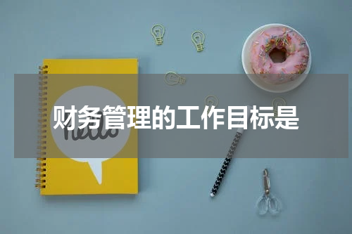 财务管理的工作目标是