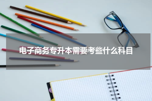电子商务专升本需要考些什么科目