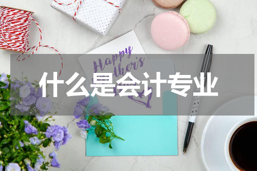 什么是会计专业