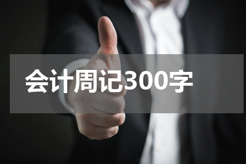 会计周记300字