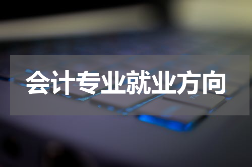 会计专业就业方向