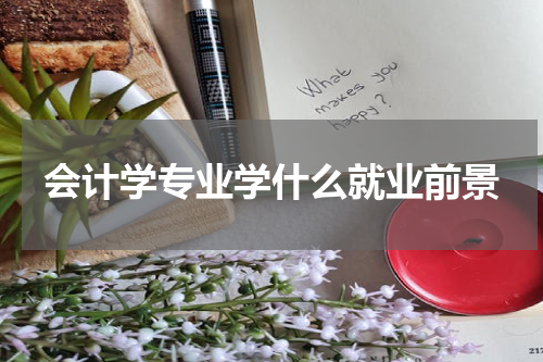 会计学专业学什么就业前景