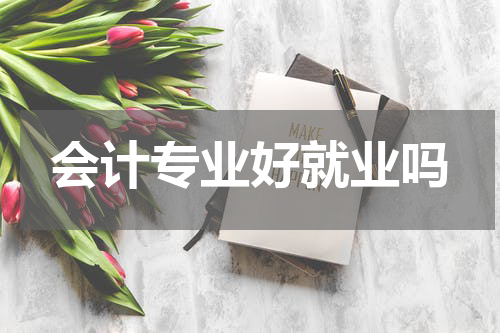 会计专业好就业吗