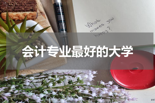 会计专业最好的大学