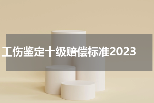 工伤鉴定十级赔偿标准2023