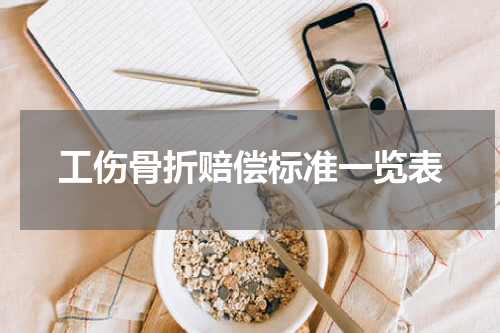 工伤骨折赔偿标准一览表