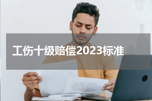 工伤十级赔偿2023标准