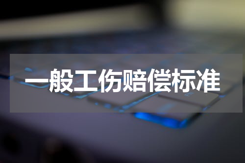 一般工伤赔偿标准