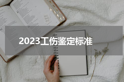 2023工伤鉴定标准