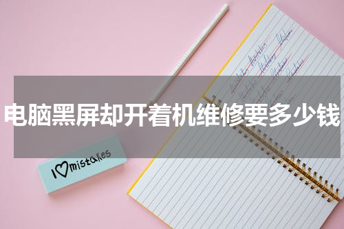 电脑黑屏却开着机维修要多少钱