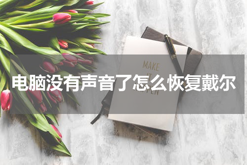 电脑没有声音了怎么恢复戴尔