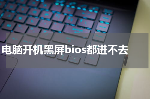电脑开机黑屏bios都进不去