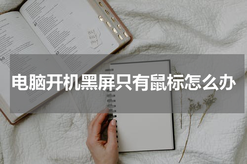 电脑开机黑屏只有鼠标怎么办