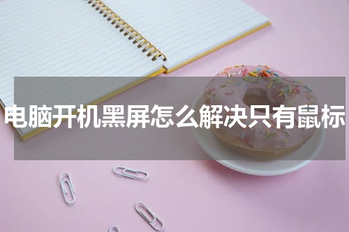 电脑开机黑屏怎么解决只有鼠标