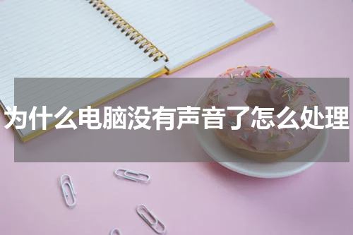 为什么电脑没有声音了怎么处理