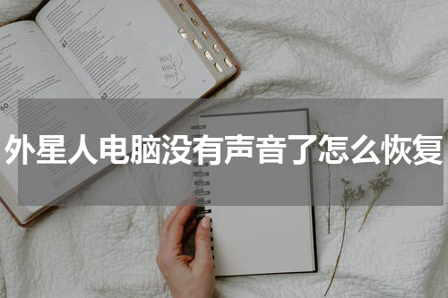 外星人电脑没有声音了怎么恢复