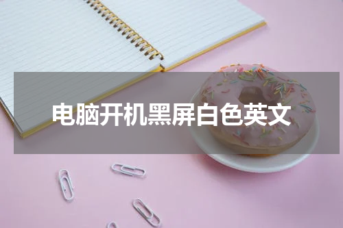 电脑开机黑屏白色英文