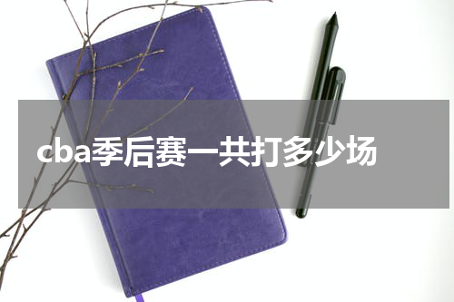 cba季后赛一共打多少场