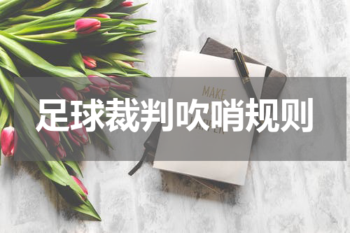 足球裁判吹哨规则