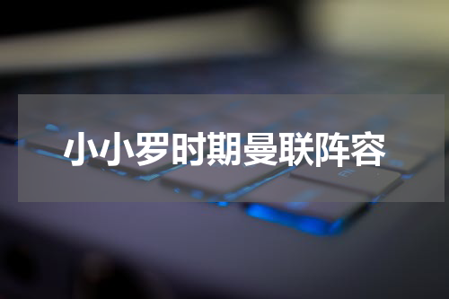 小小罗时期曼联阵容