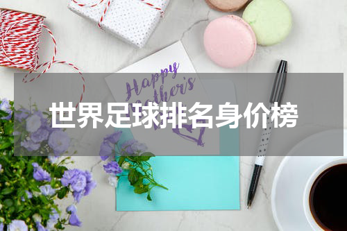 世界足球排名身价榜