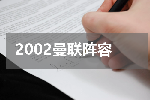2002曼联阵容