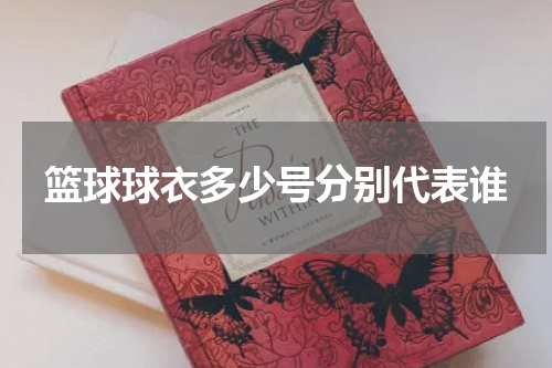 篮球球衣多少号分别代表谁