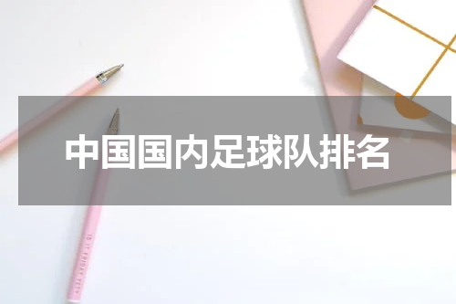 中国国内足球队排名