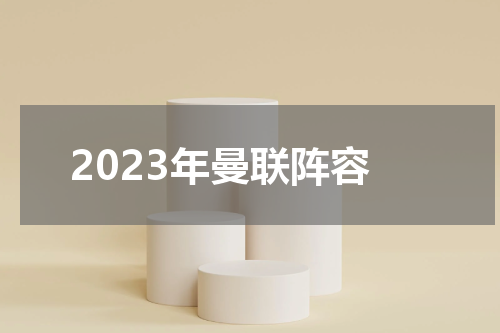 2023年曼联阵容
