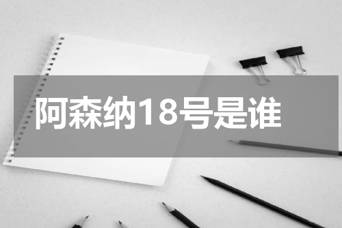 阿森纳18号是谁