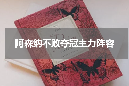 阿森纳不败夺冠主力阵容