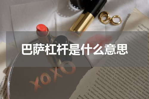 巴萨杠杆是什么意思