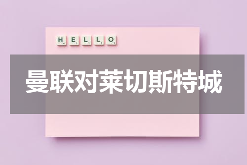 曼联对莱切斯特城