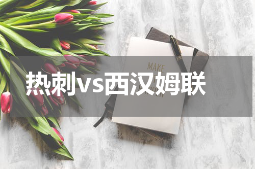 热刺vs西汉姆联