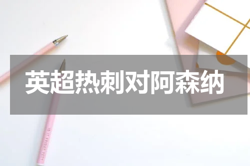 英超热刺对阿森纳