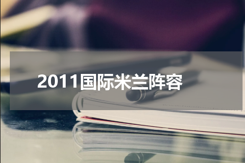 2011国际米兰阵容