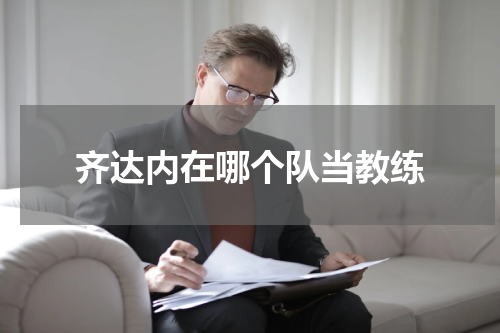 齐达内在哪个队当教练